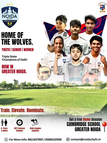 Our Greater Noida center at Cambridge School is now open for admissions. We offer a free demo session for aspiring players to train with our licensed coaches and see our pathway to state leagues.