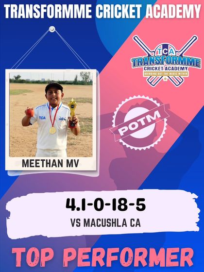 Transform Cricket Academy - Junior Cricket Coaching Program Star Performers: Celebrating Individual Excellence photo 18