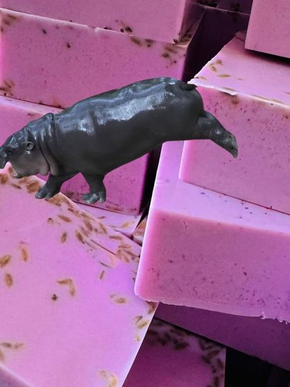 Our French Lavender soap is a customer favorite for its calming properties. Made with rich shea butter, it provides a creamy, moisturizing lather that's gentle enough for even sensitive skin.