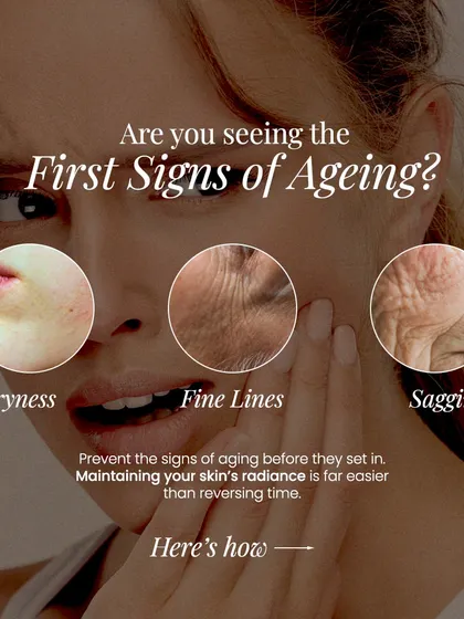 Are you seeing the first signs of aging, such as dryness, fine lines, or sagging? It is far easier to maintain your skin's radiance than to reverse time, and I am here to show you how.