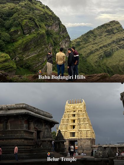 Our Chikmagalur trip covers the misty Baba Budangiri hills and the ancient, intricate Belur Temple.