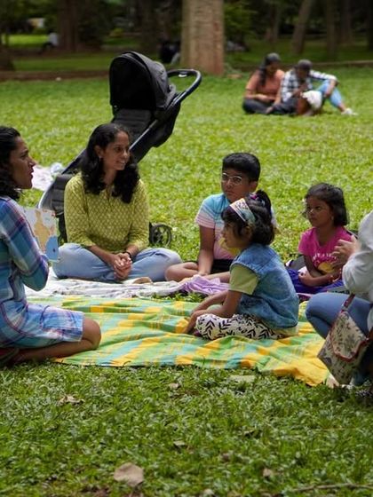 An extensive series from our 'Delectable Delight July' session, reading 'My Grandmother Can't Cook'. These photos beautifully capture the community, the engagement, and the pure fun of our gatherings.