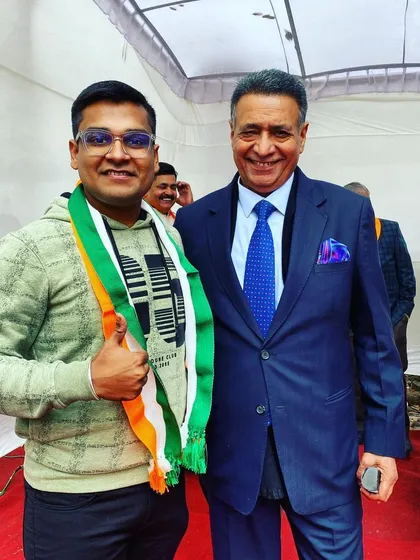 With the Chairman of the Bar Council of Delhi on Republic Day. Being an active part of the legal fraternity in Delhi is important to me and helps me stay connected with the pulse of our profession.