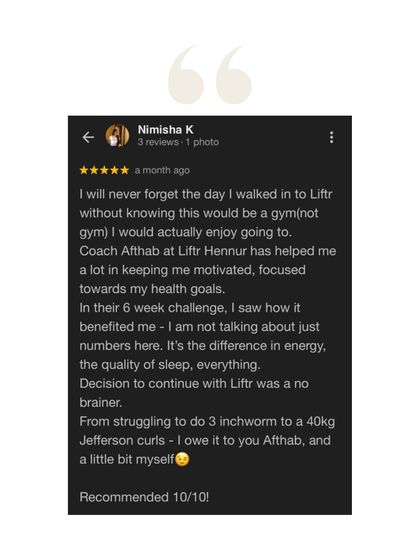 Liftr - 6-Week Body Transformation Program 6-Week Transformation Stories photo 68