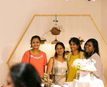 Friends and family coming together to support the artists at our student showcase. It's a real community affair.