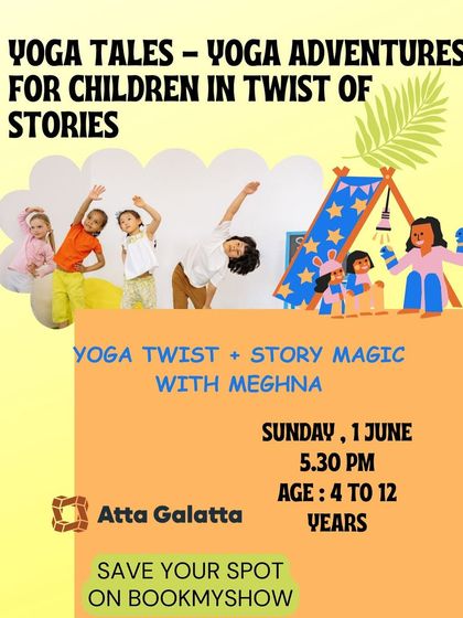 'Yoga Tales' combines the magic of stories with the fun of yoga. In this workshop, children go on adventures through stories while learning playful yoga poses.