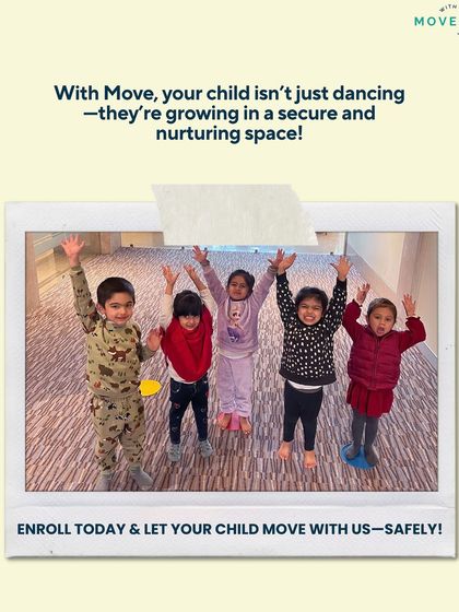 With Move, your child isn't just dancing. They're growing in a secure and nurturing space.
