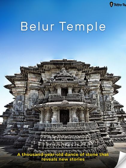 The Belur Temple, a thousand-year-old dance of stone that reveals new stories with every visit. A key highlight of our Sakleshpur and Chikmagalur trips.