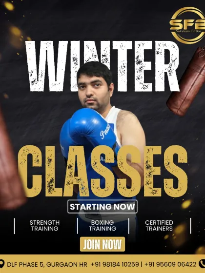 Don't let the cold stop you. Our winter boxing classes are starting now, offering professional boxing training, strength and conditioning sessions, and guidance from certified coaches.
