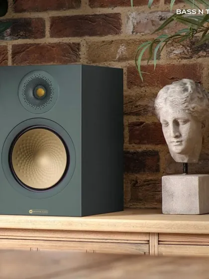 A bold and beautiful finish for the Monitor Audio Silver 100 7G, shown here in a modern home setting. These speakers are designed to look as good as they sound.