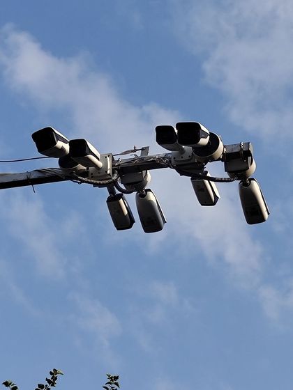 We can handle large-scale public surveillance projects, installing multiple cameras on poles for wide area coverage.