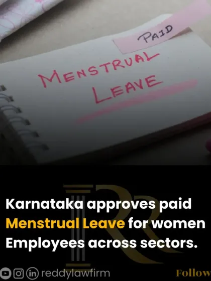 In a progressive move, Karnataka has approved a paid Menstrual Leave Policy. This policy allows women in both government and private sectors to take one additional paid leave per month, marking a significant step for inclusive workplace policies.