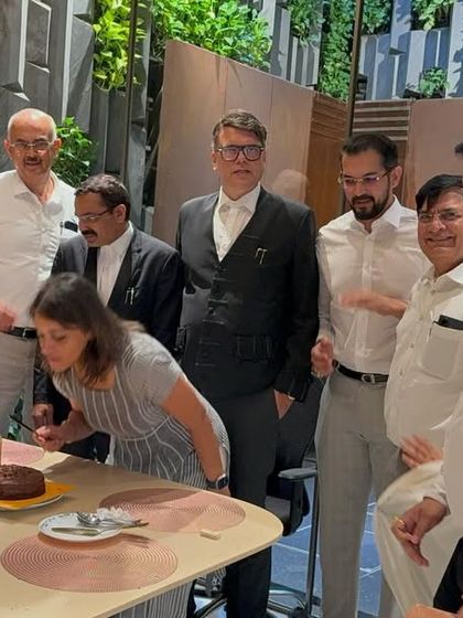 A weekly rendezvous with colleagues, made special by a birthday celebration. We also engaged in a hot topic discussion on judicial independence and the powers of the Supreme Court.
