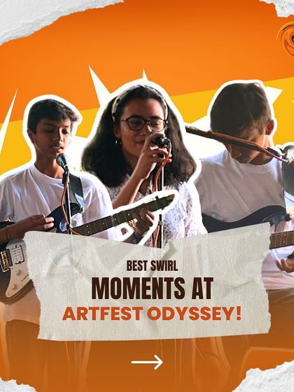 A graphic highlighting the best moments from our student performances at the Artfest Odyssey.