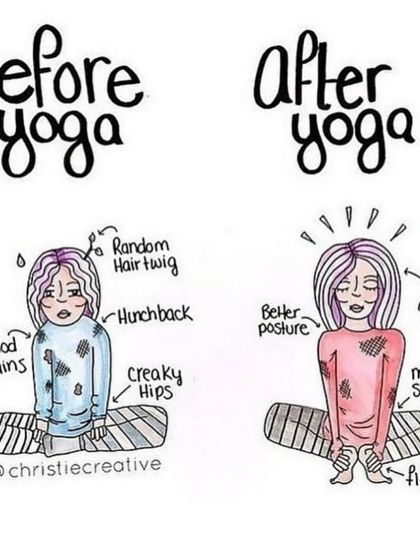 It's not just about flexi-feet; it's about better posture and a zen vibe. My yoga sessions help correct issues like a hunchback, creating more space in your body and improving your overall presence.