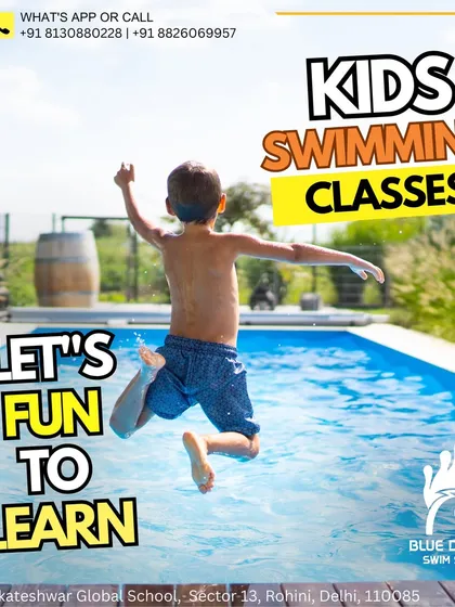 It is always fun to learn. Our kids swimming classes are starting soon. We offer special classes for ladies and kids with a female trainer. Register now for our Rohini location.