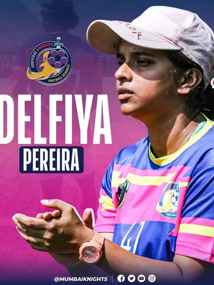 A profile of Delfiya Pereira, a key player in our squad, celebrating our selection for the Indian Women's League-2.