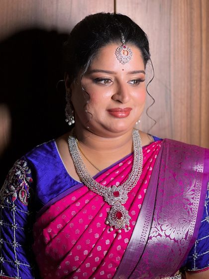 Himabindu - Bridal Makeup Engagement & Reception Glam photo 21