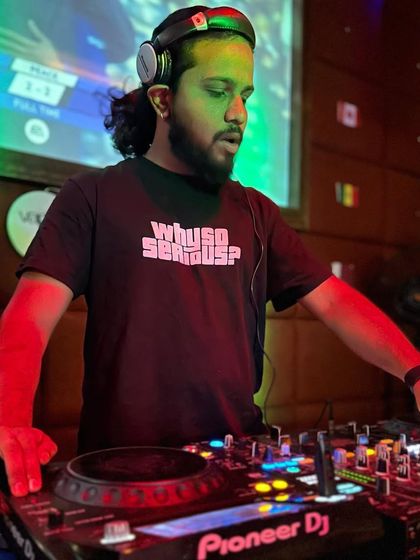 These shots capture me in my element, from different angles and at various events. Each one is a glimpse into my life as a music maker, focused on the craft and connecting with the crowd.