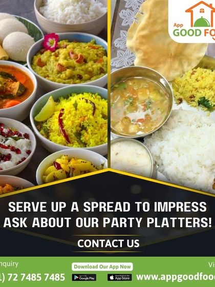 Serve up a spread to impress with our party platters. We offer a wide variety of South Indian dishes, including idli, sambar, and rice varieties, perfect for any large gathering.