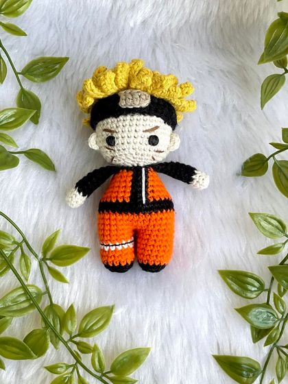 My third Naruto doll! This popular anime hero is always a favorite. I focused on his spiky yellow hair and determined expression to bring this ninja character to life.