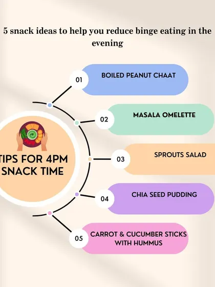 That 4 PM slump is real, especially for new and expecting moms. Instead of reaching for something you'll regret, here are five simple, protein-packed snack ideas like masala omelette and sprouts salad to keep your energy stable and prevent binge eating later.