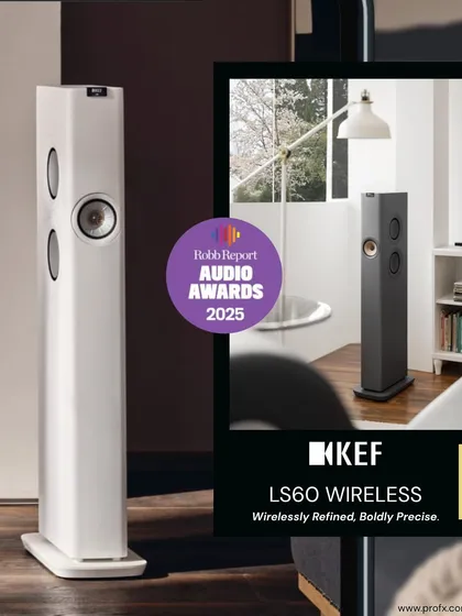 The KEF LS60 Wireless, honored by the Robb Report 2025 Audio Awards, is a statement of luxury. This masterpiece of design and engineering delivers pure audio precision, embodying the standards of excellence we uphold for our clients.