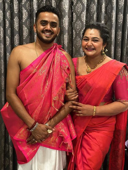 Designer Trends - Ethnic & Occasion Wear Rental Coordinated Couple Outfits photo 9