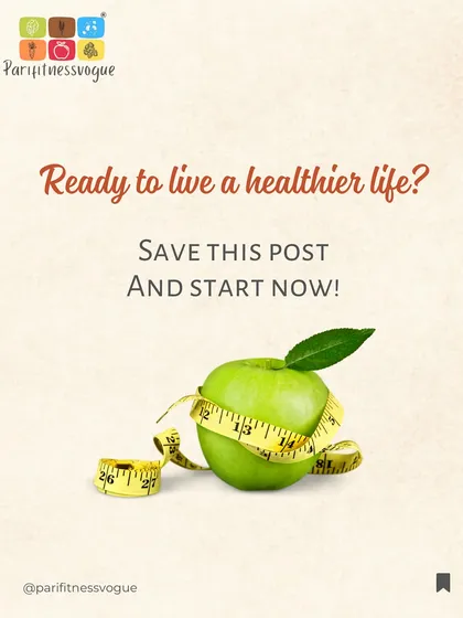 Are you ready to live a healthier life? It starts with making conscious choices, like opting for whole foods over processed ones. An apple with a measuring tape symbolizes this commitment to health.