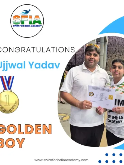 Congratulations to our Golden Boy, Ujjwal Yadav. His outstanding performance is a result of his dedication in training.