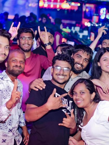 The crew that parties together, stays together. Seeing groups of friends having the time of their lives is what makes my job the best in the world.