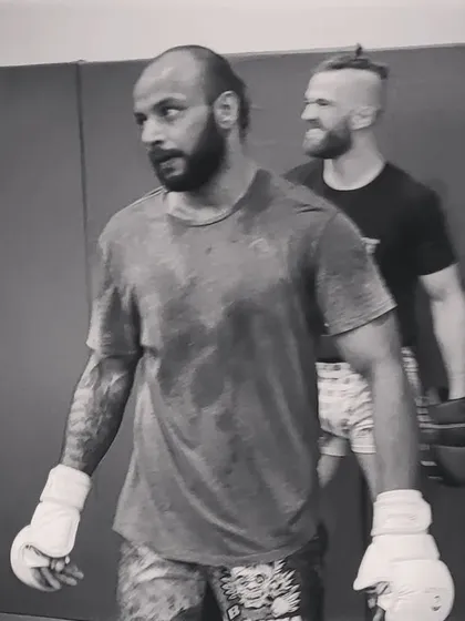 That look of focus after a hard round. The work is done. We're ready.