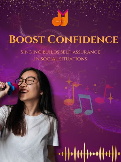 Singing is a fantastic way to boost your confidence. The act of finding your voice and sharing it, even in a classroom setting, builds self-assurance that helps in all social situations.