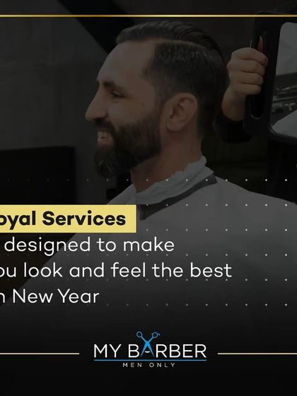 Our royal services are designed to make you look and feel your best for any big occasion, like the New Year. A good haircut can make all the difference.