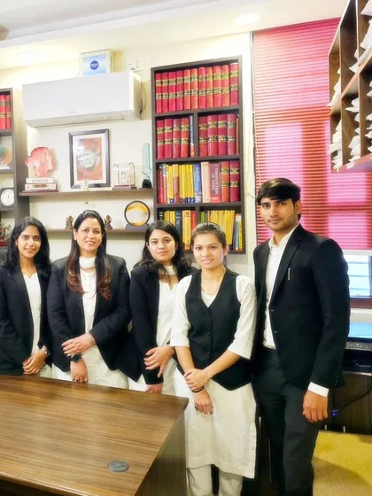 Another photo of my team in our office. Having a group of bright, dedicated young advocates ensures we can provide thorough and attentive service to all our clients.
