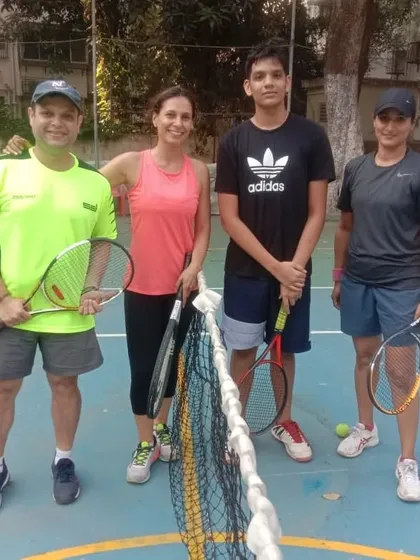 Tennis is better with friends. Our adult group classes are a great way to improve your game, get a great workout, and socialize with other tennis lovers in a friendly, supportive environment.