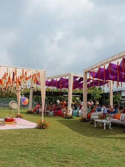 Crimson and Cherry - Full-Service Wedding Planning & Execution Joyful Haldi Ceremonies photo 4