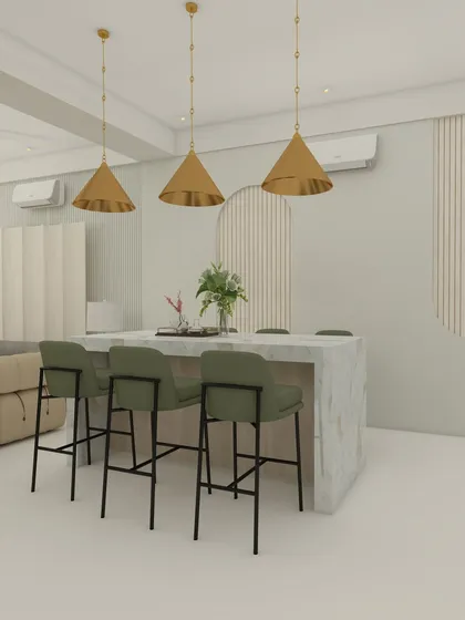 A collection of our 3D design concepts, showcasing various styles, color combinations, and layouts for kitchens, bedrooms, and living rooms. This is the first step in bringing your dream home to life.