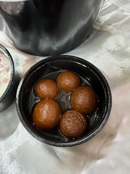 The perfect end to a biryani feast. Our soft and sweet gulab jamuns are always included as a complimentary treat with our bucket offers.