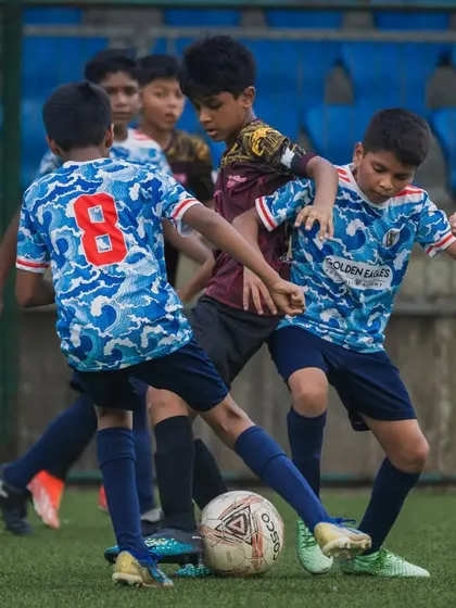 The fight for every ball. This is the passion and determination we instill in our players during every youth football match. It's about giving your all for the team and the badge.