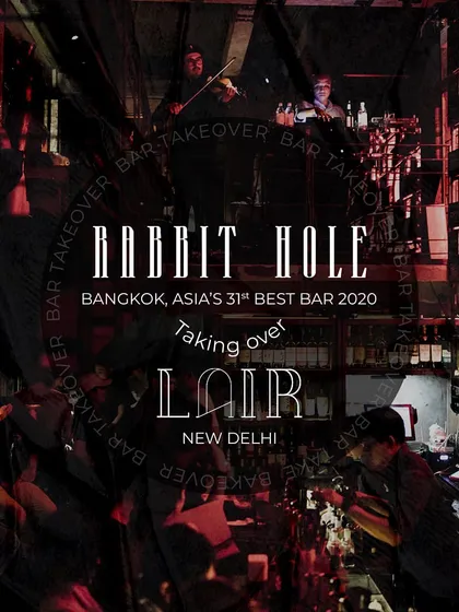 The announcement for our bar takeover with Rabbit Hole from Bangkok, one of Asia's best bars. We were excited to host their finest mixologists for a night of exceptional cocktails.
