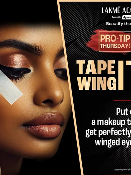 Pro-Tip Thursday! A simple hack using tape to get the perfect winged eyeliner every time. We share industry secrets to help you perfect your craft.