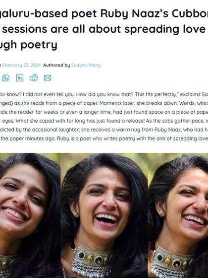 A feature by Connected to India that delves into the personal stories and connections forged during my Cubbon Park poetry sessions.