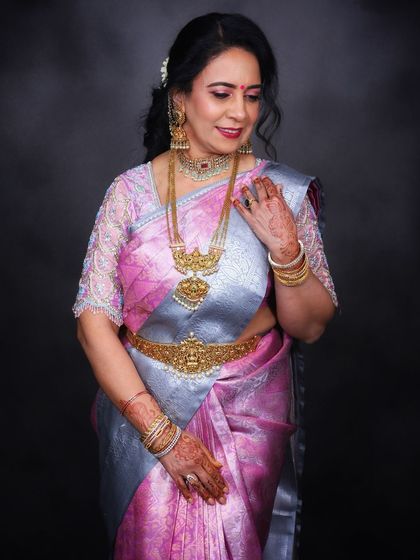 Vidya Naveen - Makeup, Styling & Cultural Arts Classes Bridal & Special Occasion Makeovers photo 21