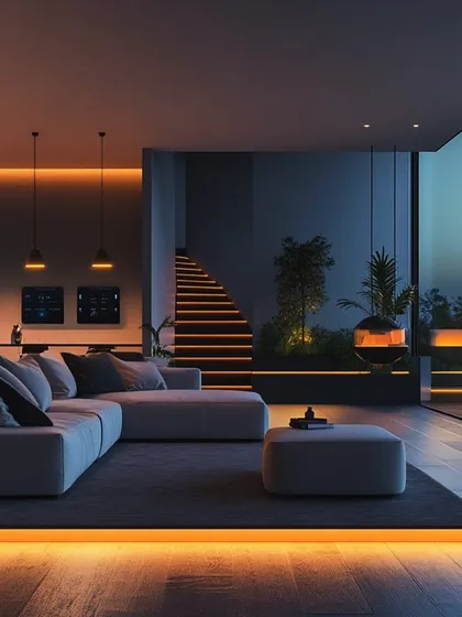 The right lighting design changes everything. I use layered, automated lighting to add depth, warmth, and character, turning a beautiful house into a truly defined and responsive home.