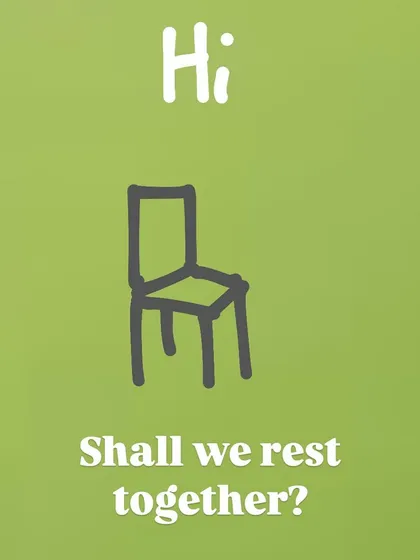 A simple invitation. In a world that can be exhausting, sometimes the most healing thing we can do is simply rest, and it is even better when we can do it together.