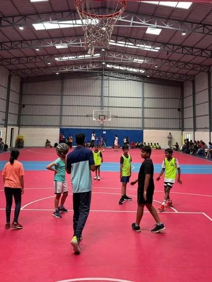 The action isn't just limited to our main league. Here, our younger U-12 and U-10 players compete in a fast-paced 3x3 tournament, designed for quicker learning and more ball touches.