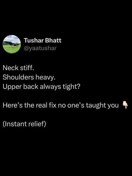 Is your neck stiff and are your shoulders always heavy? This post outlines three simple asanas you can do right now for instant relief. These are the real fixes for upper back tightness that no one has taught you.