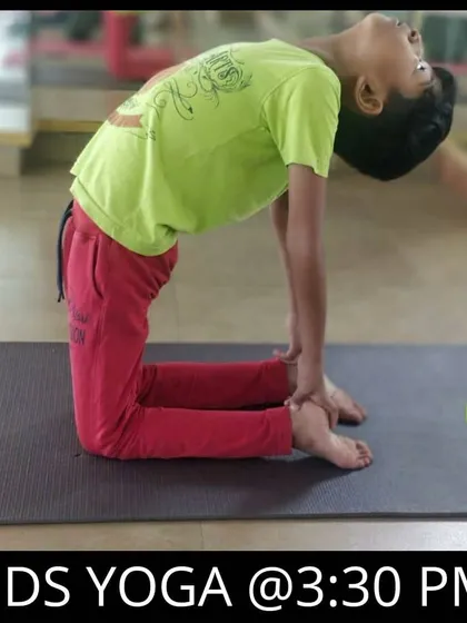 For me, kids yoga is all about fun and building a healthy foundation. This is one of my young students mastering Ustrasana (Camel Pose), improving his flexibility and focus in a playful and encouraging environment.