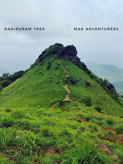 The iconic trail leading up to Ranipuram peak, a sight that excites every trekker.